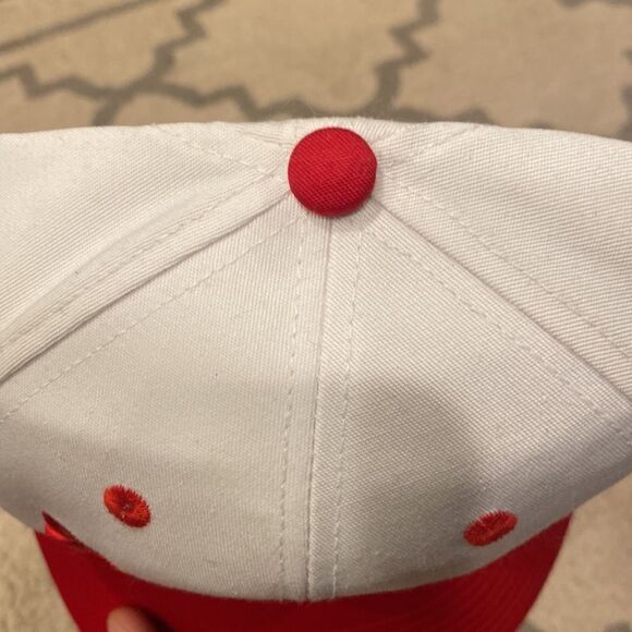 VTG Discount Tires Bf Goodrich Baseball Cap Hat Lid Snapback white red NWOT - Picture 4 of 6